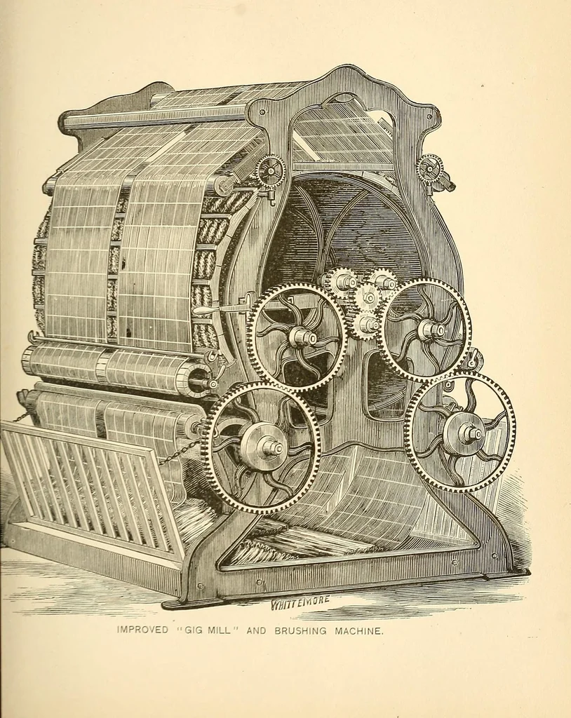 An illustration from Scissors and yardstick, or, all about dry goods : a complete manual, giving a detailed description of each article included in the several departments, together with upholstery and house-furnishing goods ; also, a list of all the principal dry goods manufacturing cities and towns of the world, 1872, leaf 165