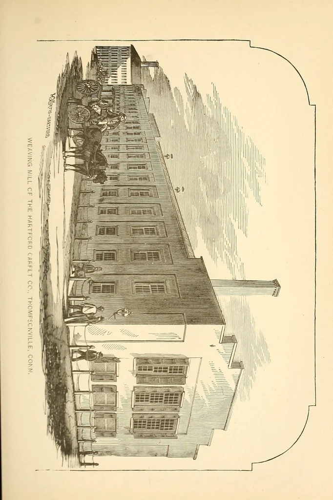 An illustration from Scissors and yardstick, or, all about dry goods : a complete manual, giving a detailed description of each article included in the several departments, together with upholstery and house-furnishing goods ; also, a list of all the principal dry goods manufacturing cities and towns of the world, 1872, leaf 175