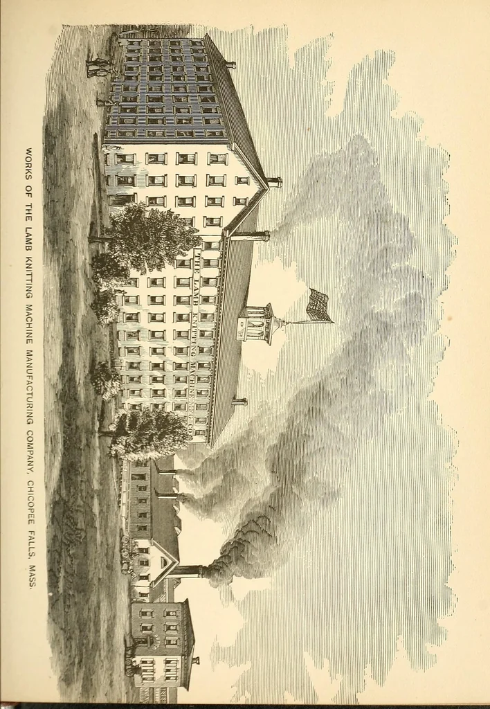 An illustration from Scissors and yardstick, or, all about dry goods : a complete manual, giving a detailed description of each article included in the several departments, together with upholstery and house-furnishing goods ; also, a list of all the principal dry goods manufacturing cities and towns of the world, 1872, leaf 83