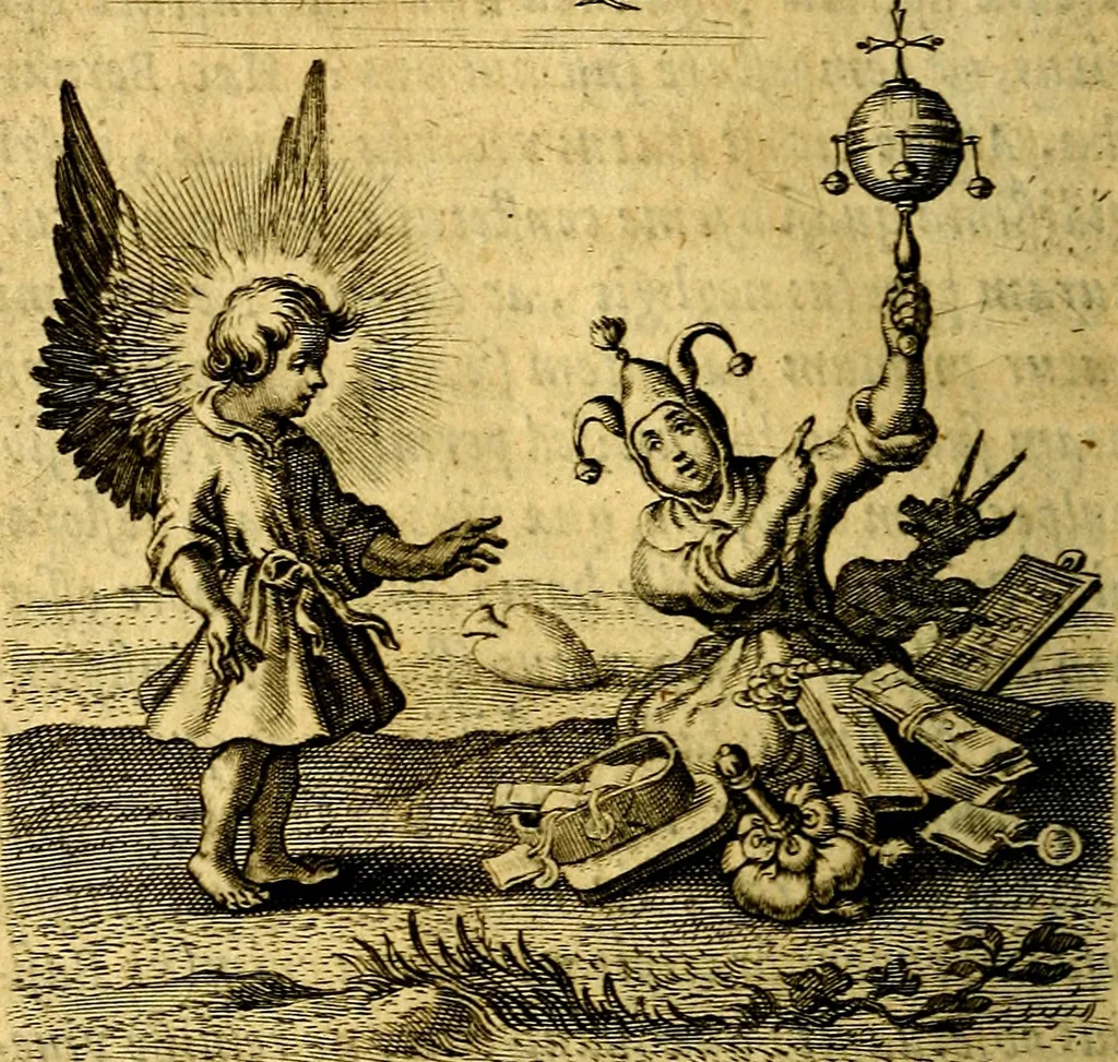 An illustration from Scola cordis. Sive aversi a deo cordis ad cumdem reductio, et instructio .., 1635, leaf 125