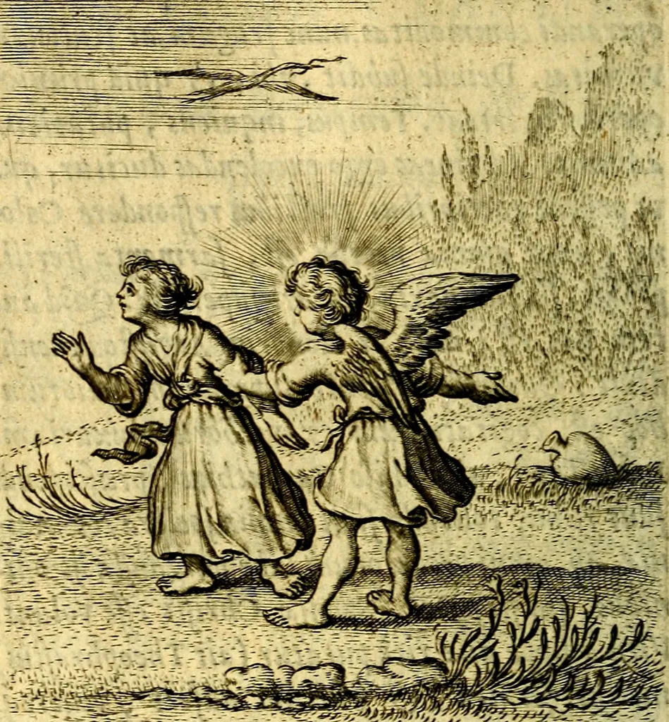 An illustration from Scola cordis. Sive aversi a deo cordis ad cumdem reductio, et instructio .., 1635, leaf 193