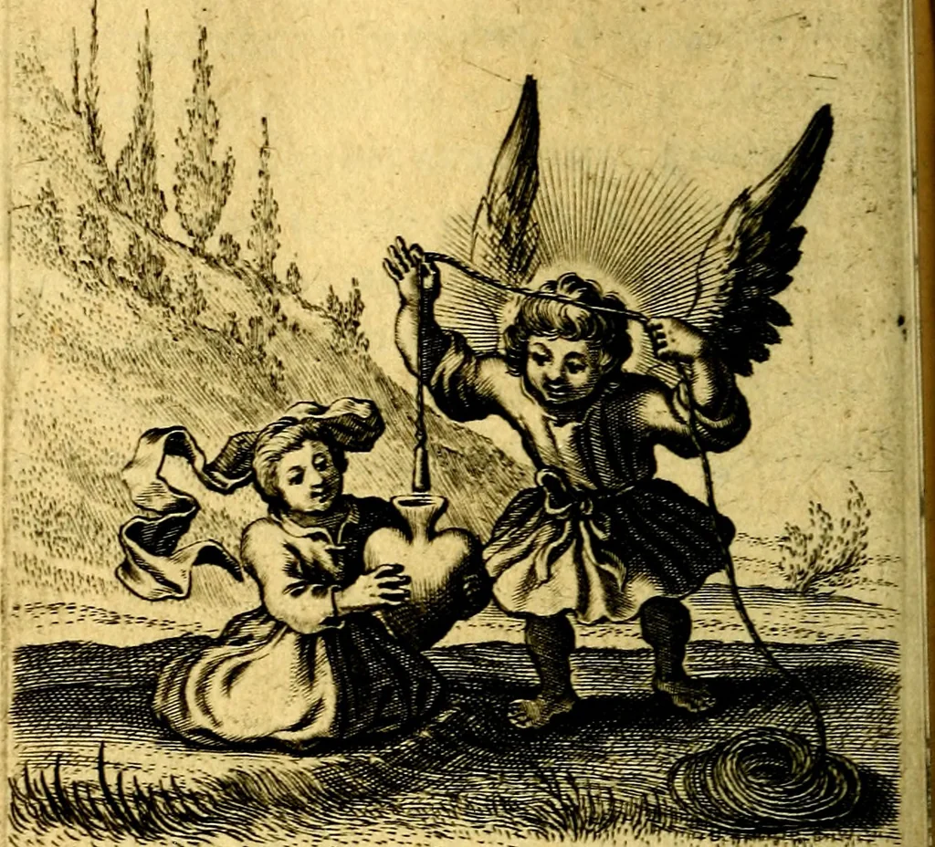 An illustration from Scola cordis. Sive aversi a deo cordis ad cumdem reductio, et instructio .., 1635, leaf 315