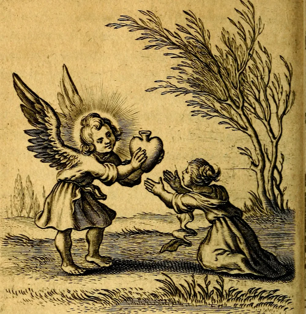 An illustration from Scola cordis. Sive aversi a deo cordis ad cumdem reductio, et instructio .., 1635, leaf 339