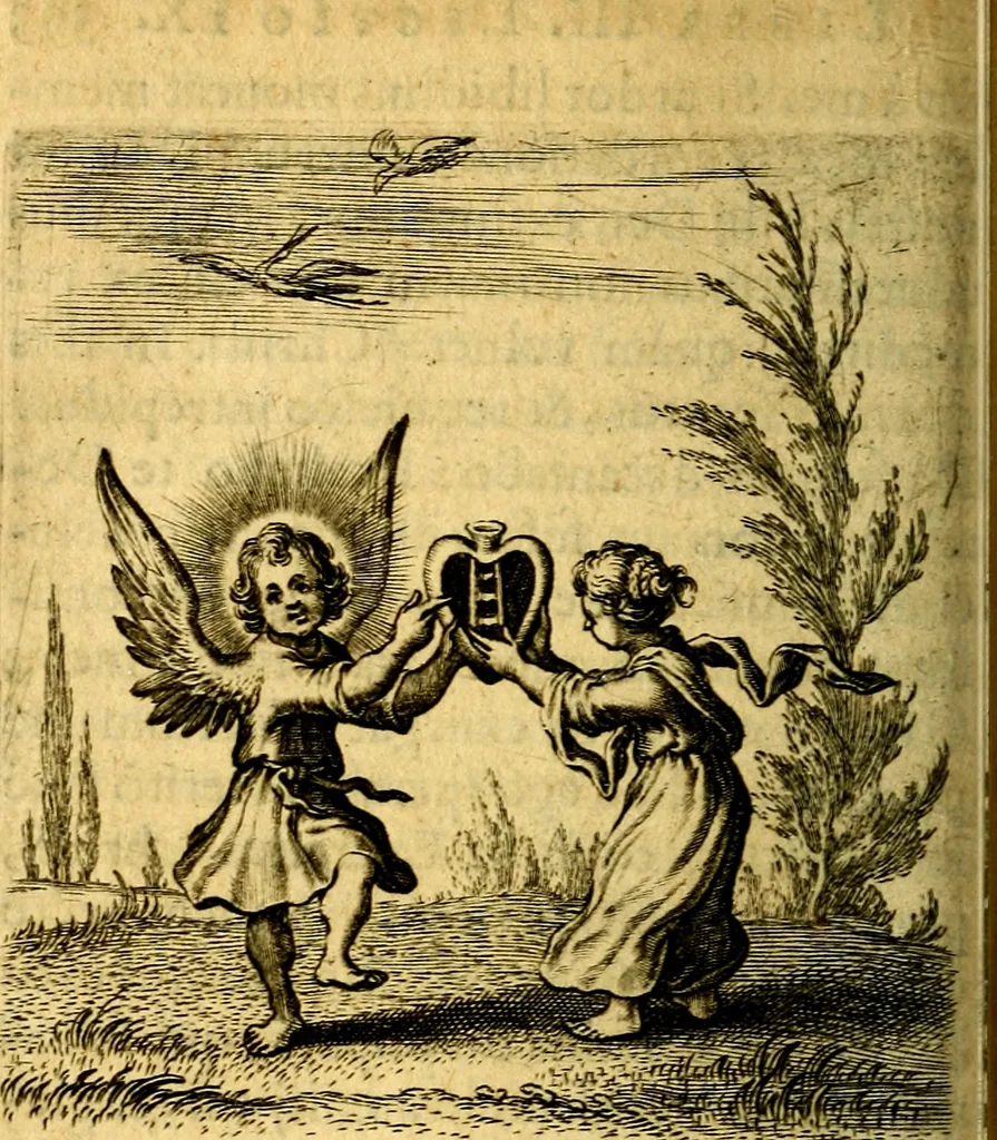 An illustration from Scola cordis. Sive aversi a deo cordis ad cumdem reductio, et instructio .., 1635, leaf 431
