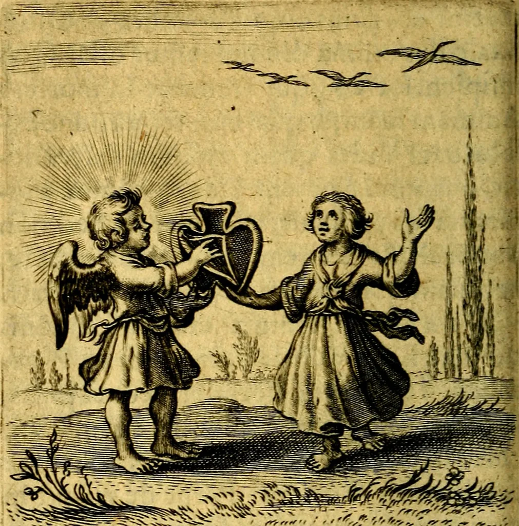 An illustration from Scola cordis. Sive aversi a deo cordis ad cumdem reductio, et instructio .., 1635, leaf 439