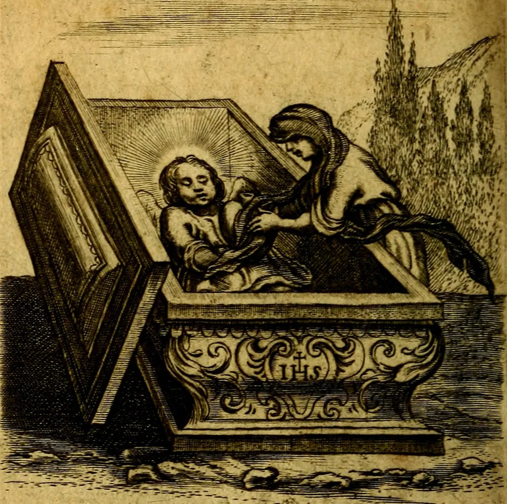 An illustration from Scola cordis. Sive aversi a deo cordis ad cumdem reductio, et instructio .., 1635, leaf 661