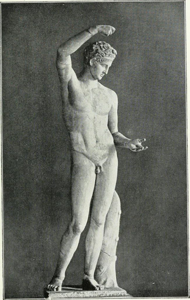 An illustration from Scopas et Praxitèle : la sculpture grecque au IVe siècle jusqu'au temps d'Alexandre, 1907, leaf 100