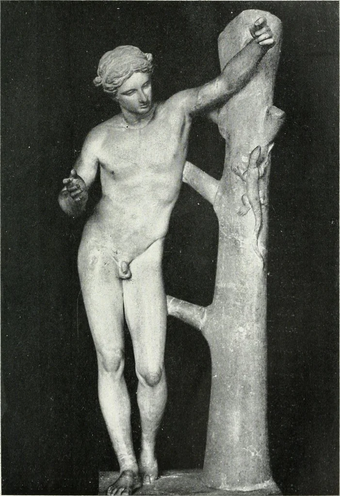 An illustration from Scopas et Praxitèle : la sculpture grecque au IVe siècle jusqu'au temps d'Alexandre, 1907, leaf 112