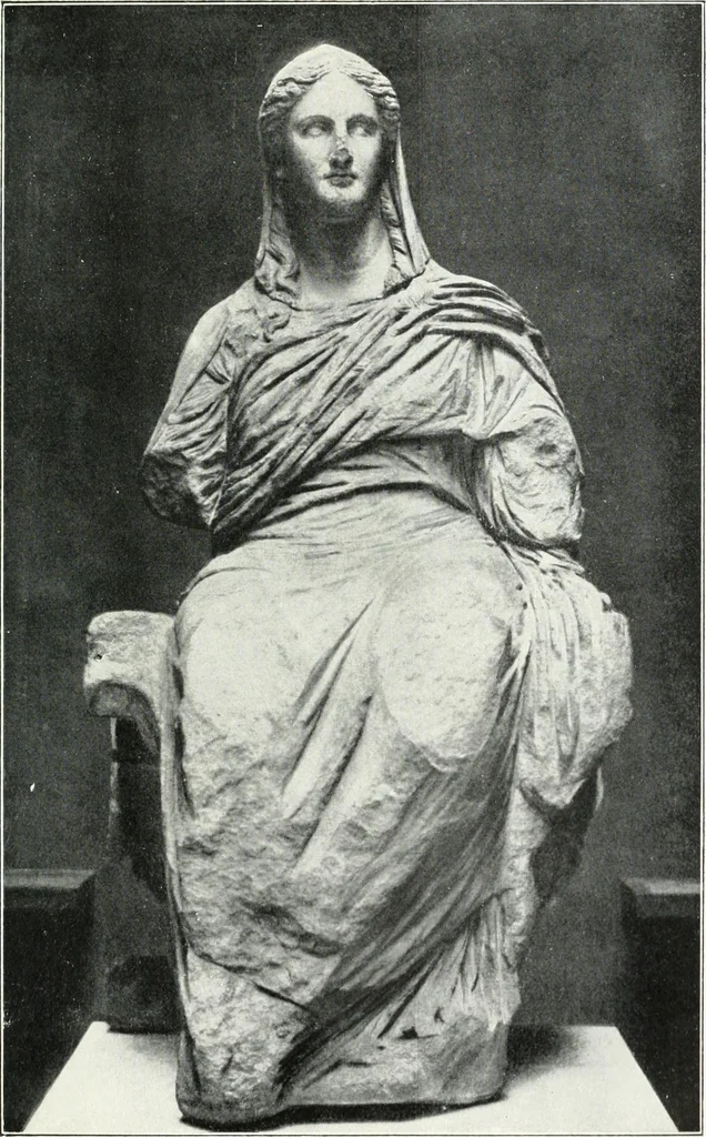 An illustration from Scopas et Praxitèle : la sculpture grecque au IVe siècle jusqu'au temps d'Alexandre, 1907, leaf 172