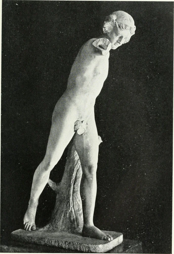 An illustration from Scopas et Praxitèle : la sculpture grecque au IVe siècle jusqu'au temps d'Alexandre, 1907, leaf 184