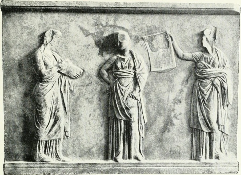 An illustration from Scopas et Praxitèle : la sculpture grecque au IVe siècle jusqu'au temps d'Alexandre, 1907, leaf 94