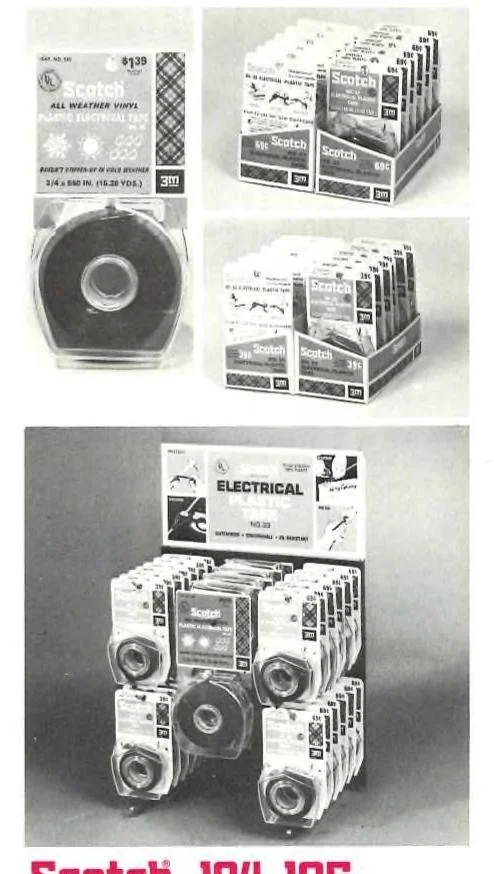 An illustration from Scotch Electrical Products 1972, 1972, leaf 4