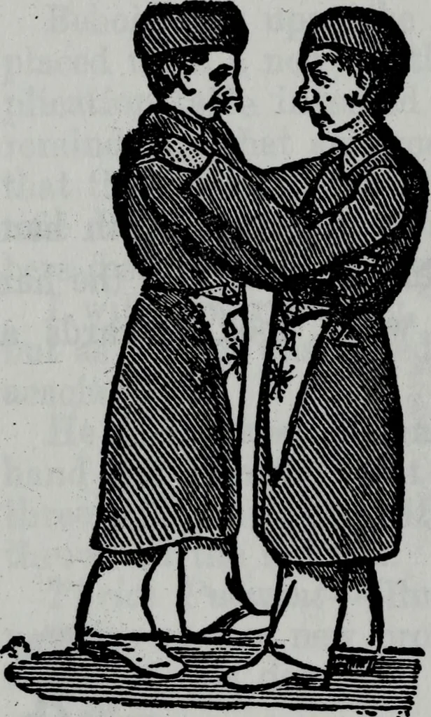 An illustration from Scotch Rite masonry illustrated : the complete ritual of the ancient and accepted Scottish Rite profusely illustrated, 1905, leaf 147
