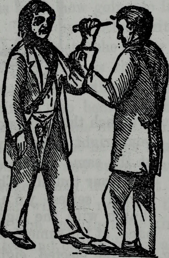 An illustration from Scotch Rite masonry illustrated : the complete ritual of the ancient and accepted Scottish Rite profusely illustrated, 1905, leaf 172