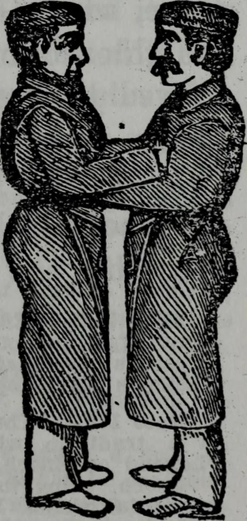 An illustration from Scotch Rite masonry illustrated : the complete ritual of the ancient and accepted Scottish Rite profusely illustrated, 1905, leaf 270