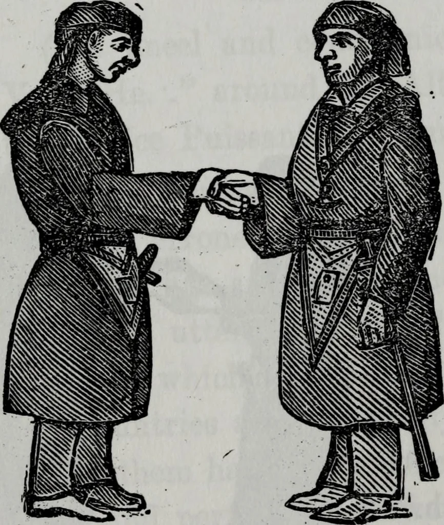 An illustration from Scotch Rite masonry illustrated : the complete ritual of the ancient and accepted Scottish Rite profusely illustrated, 1905, leaf 325