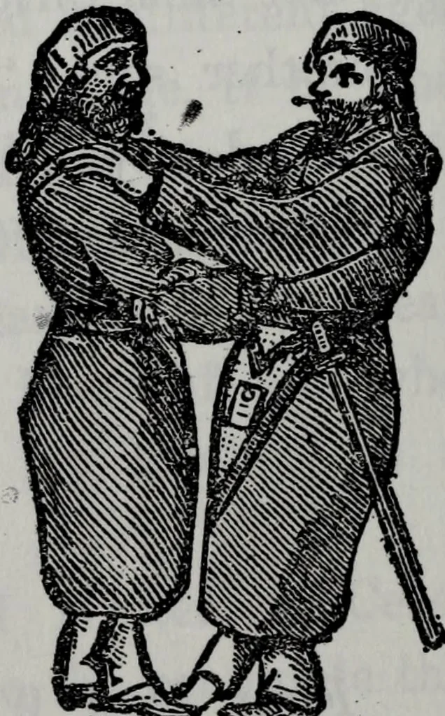 An illustration from Scotch Rite masonry illustrated : the complete ritual of the ancient and accepted Scottish Rite profusely illustrated, 1905, leaf 325