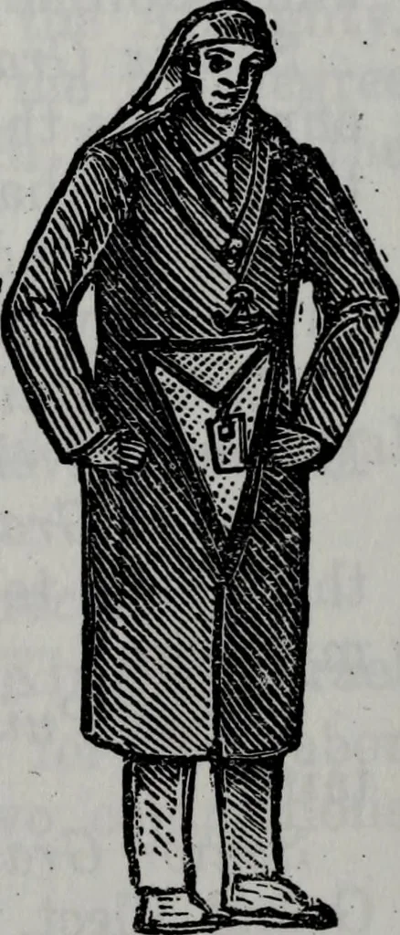 An illustration from Scotch Rite masonry illustrated : the complete ritual of the ancient and accepted Scottish Rite profusely illustrated, 1905, leaf 353