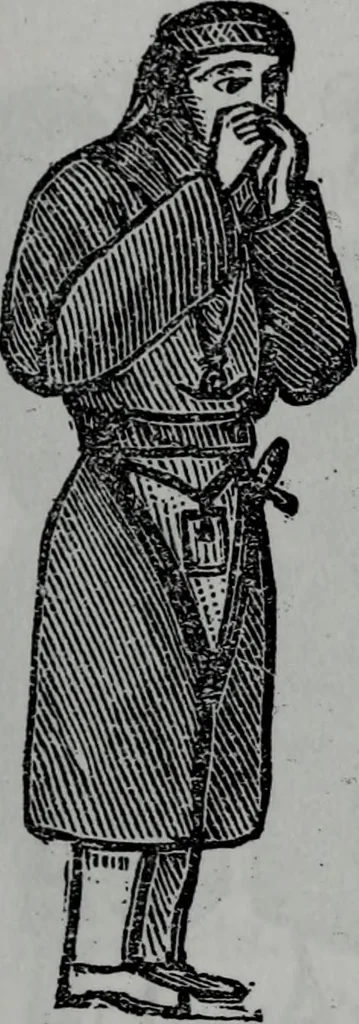 An illustration from Scotch Rite masonry illustrated : the complete ritual of the ancient and accepted Scottish Rite profusely illustrated, 1905, leaf 354
