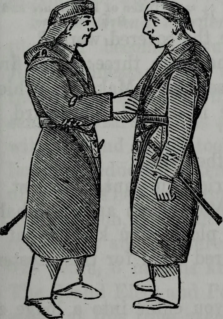 An illustration from Scotch Rite masonry illustrated : the complete ritual of the ancient and accepted Scottish Rite profusely illustrated, 1905, leaf 354