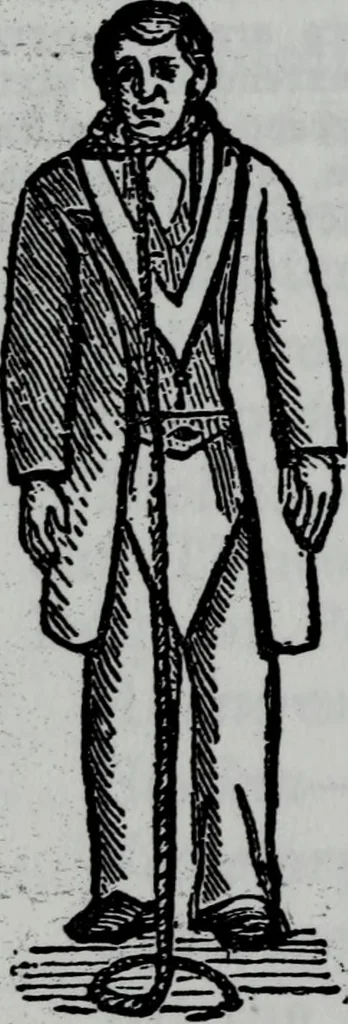 An illustration from Scotch Rite masonry illustrated : the complete ritual of the ancient and accepted Scottish Rite profusely illustrated, 1905, leaf 77