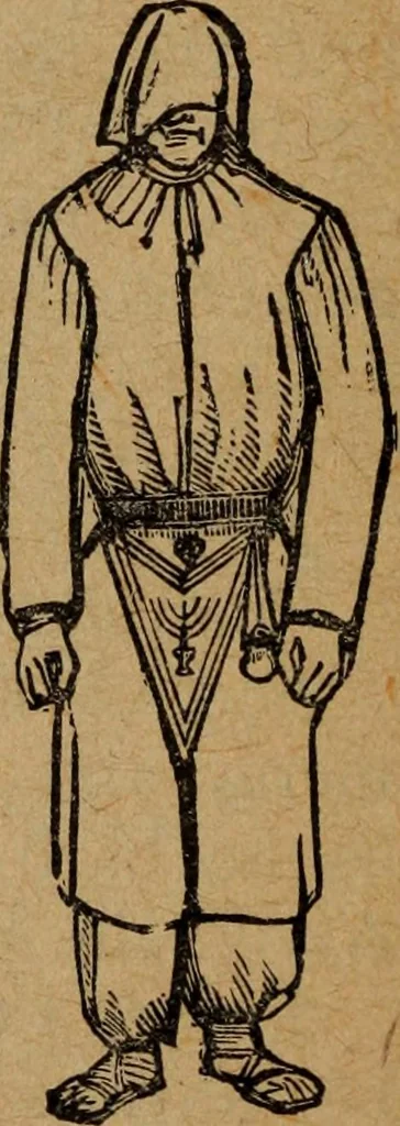An illustration from Scotch Rite masonry illustrated : the complete ritual of the ancient and accepted Scottish Rite profusely illustrated, 1905, leaf 119