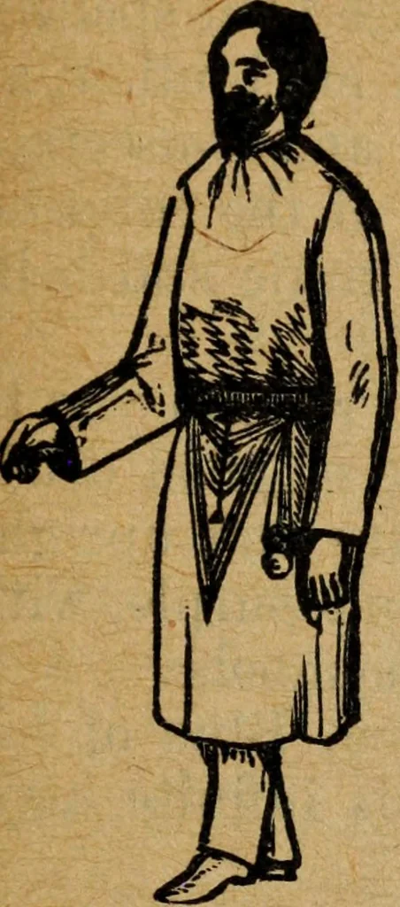 An illustration from Scotch Rite masonry illustrated : the complete ritual of the ancient and accepted Scottish Rite profusely illustrated, 1905, leaf 122