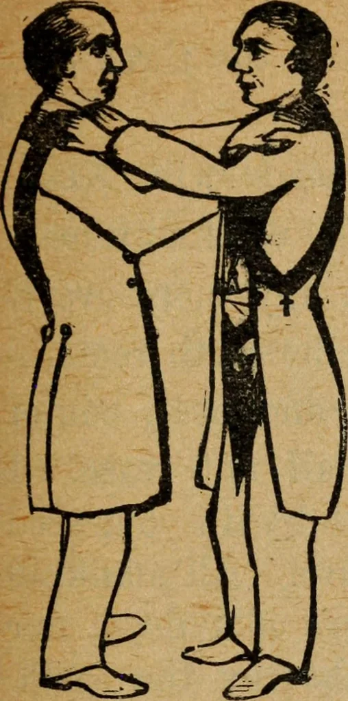 An illustration from Scotch Rite masonry illustrated : the complete ritual of the ancient and accepted Scottish Rite profusely illustrated, 1905, leaf 182