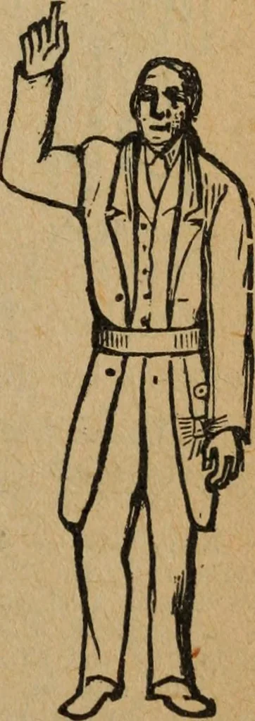 An illustration from Scotch Rite masonry illustrated : the complete ritual of the ancient and accepted Scottish Rite profusely illustrated, 1905, leaf 214