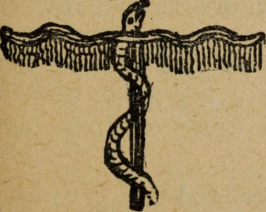 An illustration from Scotch Rite masonry illustrated : the complete ritual of the ancient and accepted Scottish Rite profusely illustrated, 1905, leaf 218