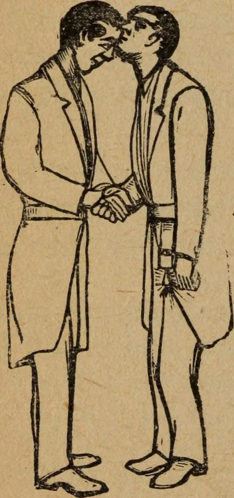 An illustration from Scotch Rite masonry illustrated : the complete ritual of the ancient and accepted Scottish Rite profusely illustrated, 1905, leaf 225