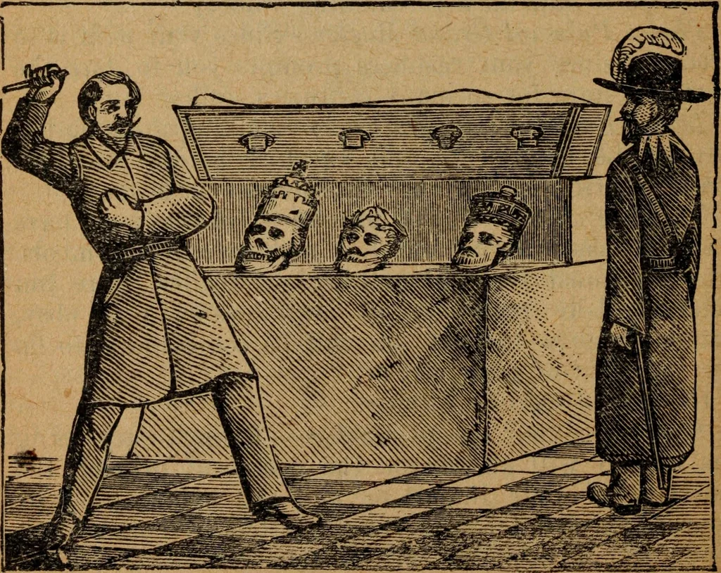 An illustration from Scotch Rite masonry illustrated : the complete ritual of the ancient and accepted Scottish Rite profusely illustrated, 1905, leaf 267