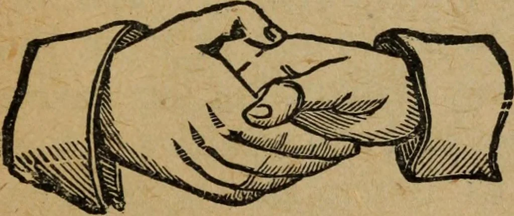 An illustration from Scotch Rite masonry illustrated : the complete ritual of the ancient and accepted Scottish Rite profusely illustrated, 1905, leaf 496