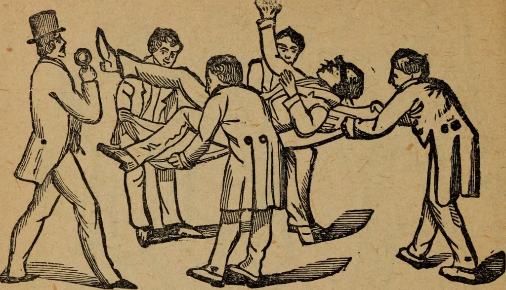 An illustration from Scotch Rite masonry illustrated : the complete ritual of the ancient and accepted Scottish Rite profusely illustrated, 1905, leaf 507