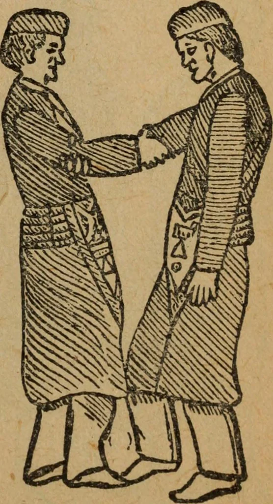 An illustration from Scotch Rite masonry illustrated : the complete ritual of the ancient and accepted Scottish Rite profusely illustrated, 1905, leaf 512