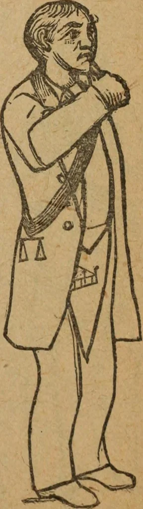 An illustration from Scotch Rite masonry illustrated : the complete ritual of the ancient and accepted Scottish Rite profusely illustrated, 1905, leaf 520