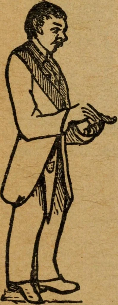 An illustration from Scotch Rite masonry illustrated : the complete ritual of the ancient and accepted Scottish Rite profusely illustrated, 1905, leaf 522