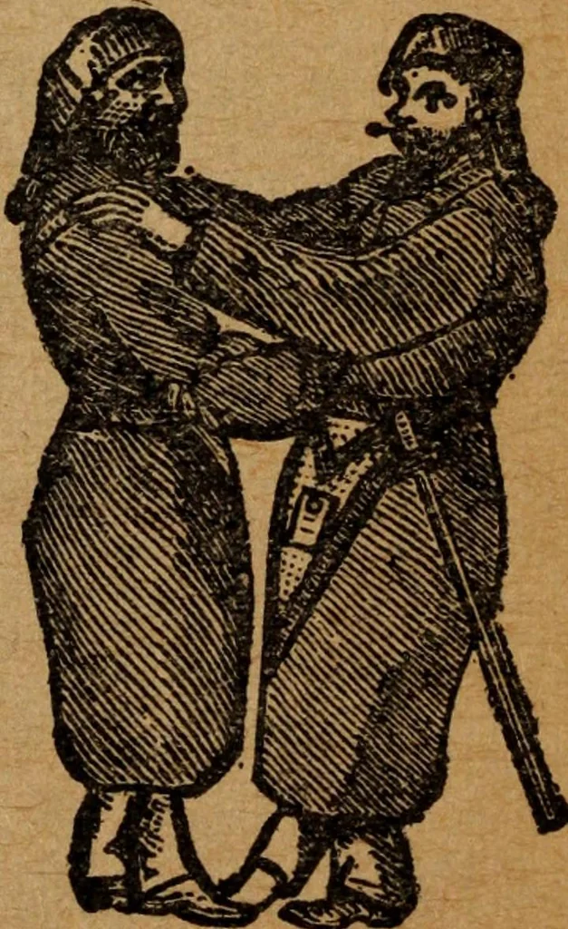 An illustration from Scotch Rite masonry illustrated : the complete ritual of the ancient and accepted Scottish Rite profusely illustrated, 1905, leaf 525