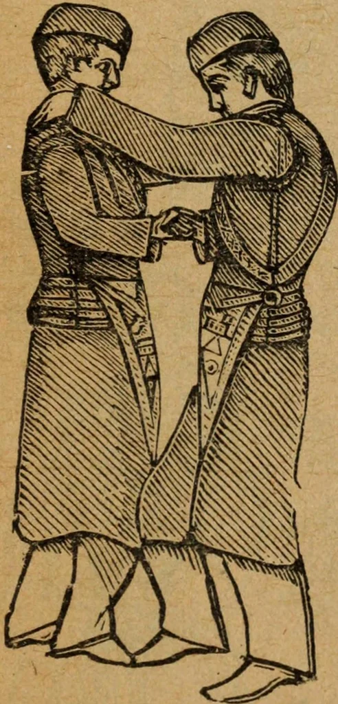 An illustration from Scotch Rite masonry illustrated : the complete ritual of the ancient and accepted Scottish Rite profusely illustrated, 1905, leaf 530