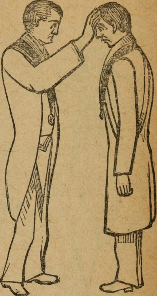 An illustration from Scotch Rite masonry illustrated : the complete ritual of the ancient and accepted Scottish Rite profusely illustrated, 1905, leaf 532