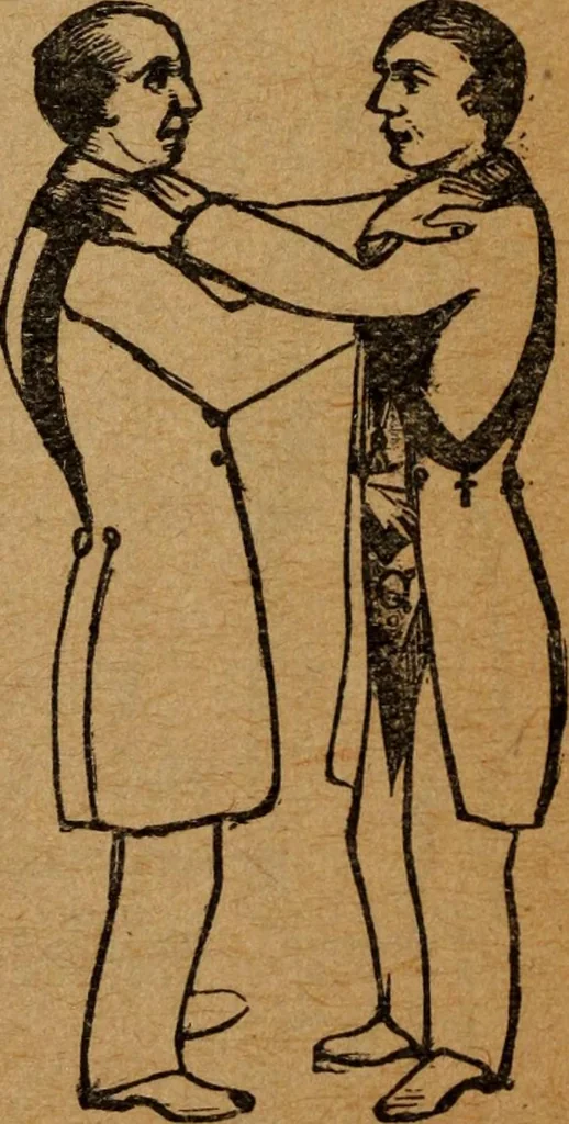 An illustration from Scotch Rite masonry illustrated : the complete ritual of the ancient and accepted Scottish Rite profusely illustrated, 1905, leaf 545