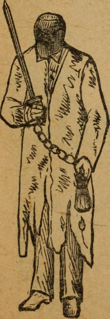 An illustration from Scotch Rite masonry illustrated : the complete ritual of the ancient and accepted Scottish Rite profusely illustrated, 1905, leaf 548