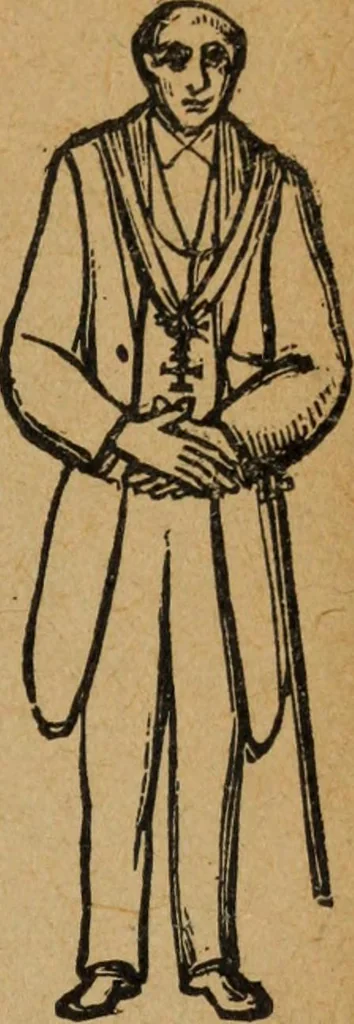 An illustration from Scotch Rite masonry illustrated : the complete ritual of the ancient and accepted Scottish Rite profusely illustrated, 1905, leaf 556