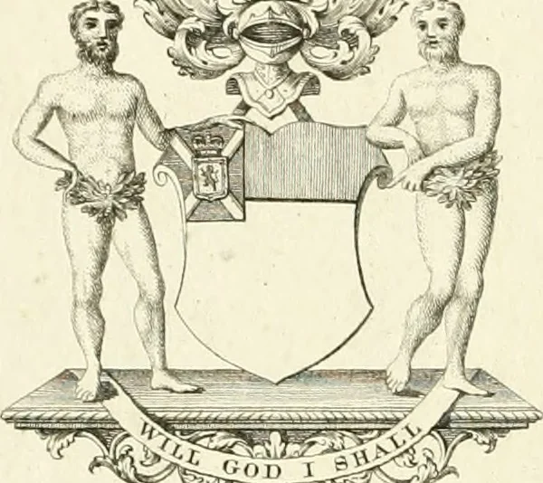 An illustration from Scotorum historiae a prima gentis origine : cum aliarum & rerum & gentium illustratione non vulgari : praemissa epistola nu[m]cupatoria, tabellisq[ue] amplissmis & non poenitenda isagoge quae ab huius terho explicabuntur diffusius, 1526, leaf 1