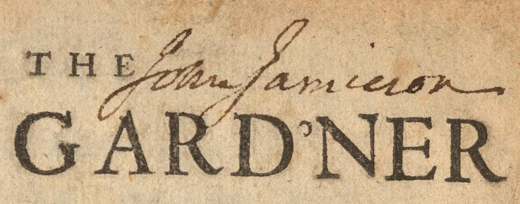 An illustration from The Scots gard'ner : in two parts ... : appendix shewing how to use the fruits of the garden : whereunto is annexed The gard'ners kalendar, 1683, leaf 5