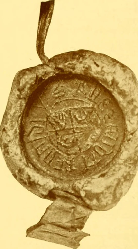 An illustration from Scottish armorial seals, 1904, leaf 166