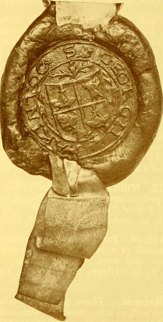 An illustration from Scottish armorial seals, 1904, leaf 274