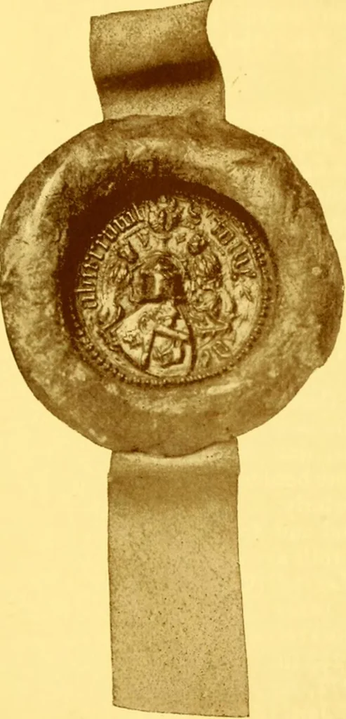 An illustration from Scottish armorial seals, 1904, leaf 40