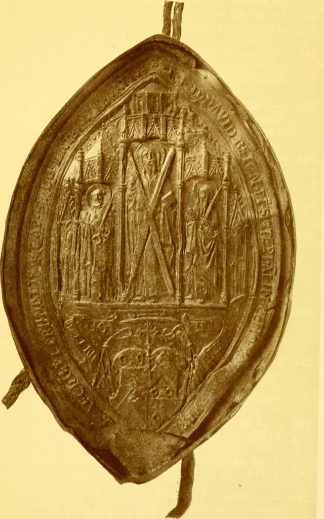 An illustration from Scottish armorial seals, 1904, leaf 58