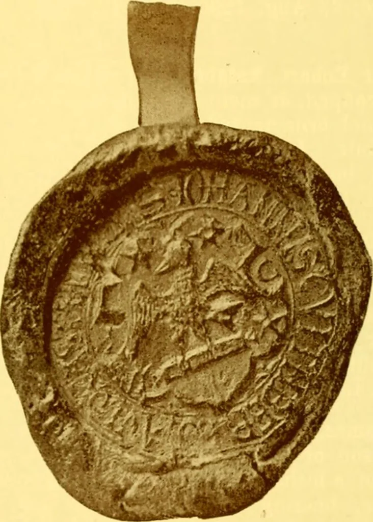 An illustration from Scottish armorial seals, 1904, leaf 76